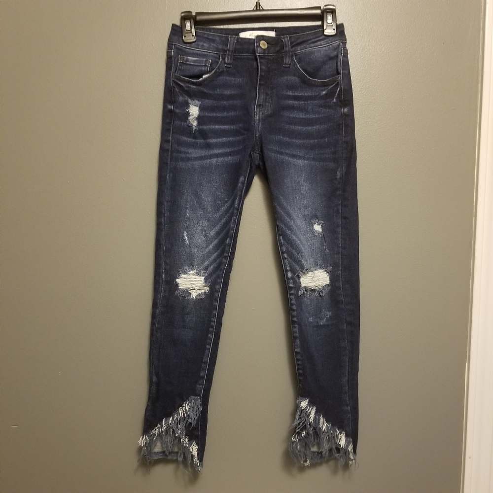 KanCan signature Estilo fringe hem jeans size 25
